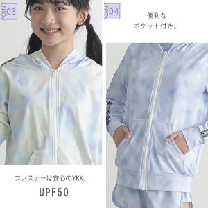 ラッシュガード ジュニア キッズ 女の子 水着...の詳細画像3