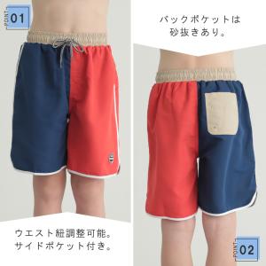 水着 男の子 水着 クレイジーカラー 子供 キ...の詳細画像2