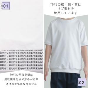 体操服 半袖 半袖体操服 トップス 半そで 速...の詳細画像2