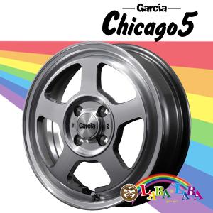 ホイール 15インチ 15×4.5J +45 PCD100 4穴 MID GARCIA Chicago5 (1545 +45 100-4H)｜laba-laba-ys