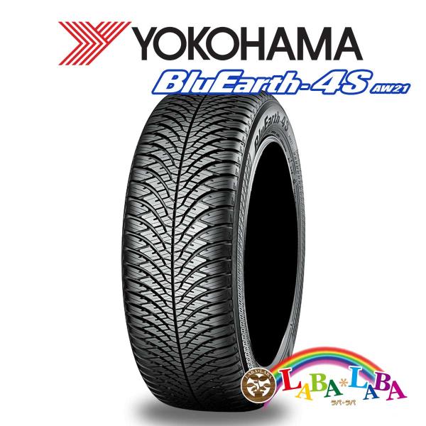 ★ゴムバルブ付 215/60R17 100V XL ヨコハマ ブルーアース AW21 オールシーズン