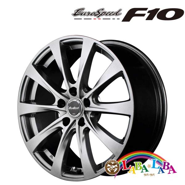 ホイール 17インチ 17×7.0J +50 PCD100 5穴 MID EURO SPEED F1...