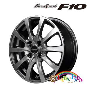 ホイールセット 4本セット 14インチ ホイール F10 14×5.5J +38 PCD100 4H スタッドレス SAILUN 165/70R14 81T｜laba-laba