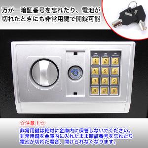 金庫 家庭用 大型 Lサイズ テンキー デジタ...の詳細画像2