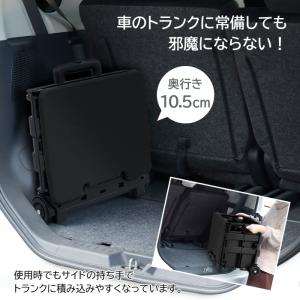 折りたたみキャリーカート 27L フタ付き キ...の詳細画像3