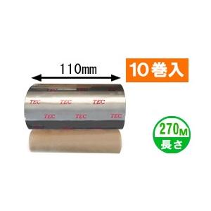 [レジンタイプ]　東芝テック(株)用インクリボン　BR-2711A21　10巻　／商品番号 [311...