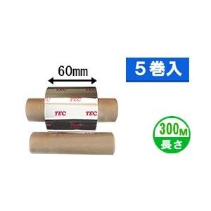 [ワックスタイプ]　東芝テック(株)用インクリボン　BR-3006W10E　5巻　／商品番号：[31101]