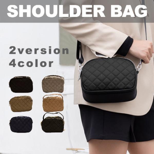 ショルダーバッグ レディース スマホポーチ 小さめ コンパクト 斜め ポーチ ナイロン ジップ ファ...