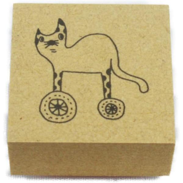 ANZ スタンプL 　ねこぐるまくん　ANZ-SL09