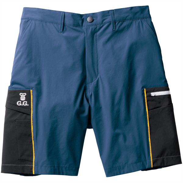 桑和 G.GROUND メンズ ハーフパンツ 0368-07 ネイビーB コン SOWA 半ズボン ...