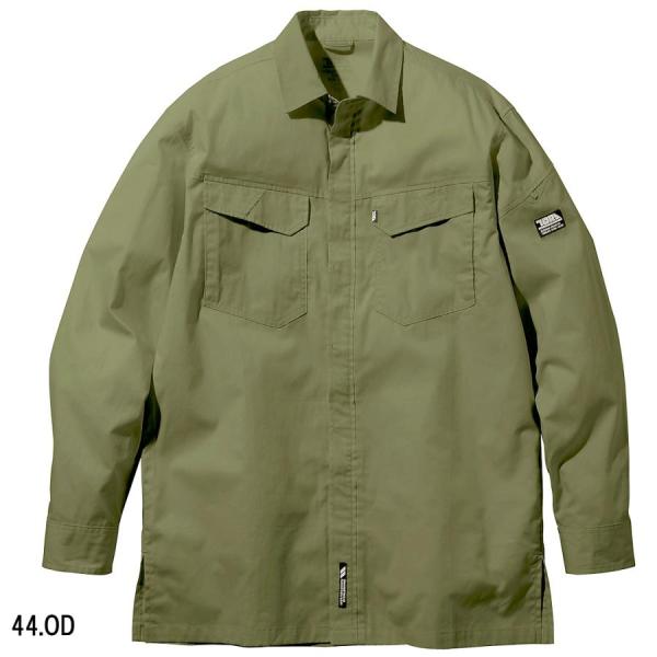 寅壱 TORAICHI メンズ 作業服 作業着 シャツ 比翼綿シャツ 1021-125 M~3L 4...