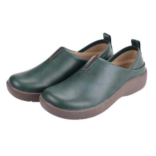 レディース 2WAYスリッポン パンジー PS1520 グリーン シューズ サンダル 靴 スリッポン...