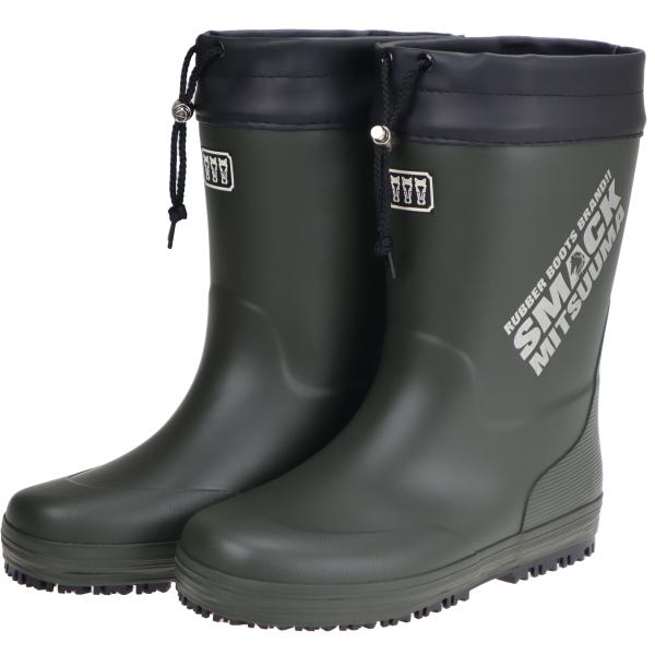 ミツウマ メンズ 紳士 防寒長靴 冬 雪 寒冷地仕様 太型タイプ ショート丈 レインブーツ 滑りにく...