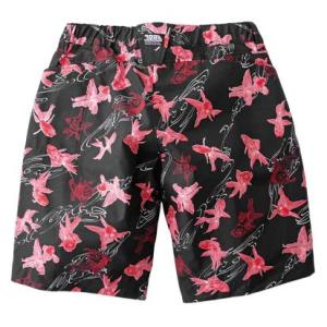 【2025春夏新商品】寅壱 2250-241 鯉口ハーフパンツ・金魚 M〜3Lサイズ 和柄 春夏 作...