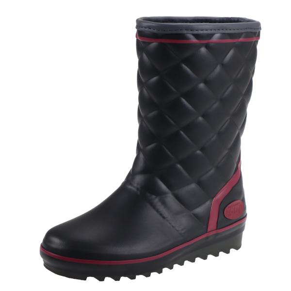 ミツウマ レディース 婦人 女性用 滑りにくい長靴 軽い 軽量 防寒長靴 レインブーツ 寒冷地仕様 ...