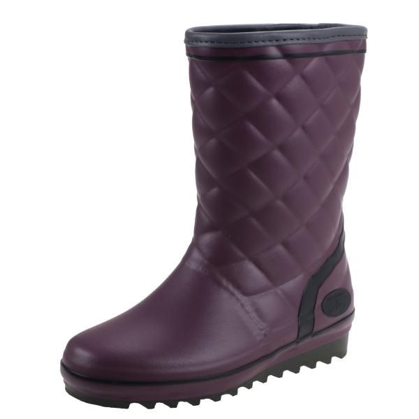 ミツウマ レディース 婦人 女性用 滑りにくい長靴 軽い 軽量 防寒長靴 レインブーツ 寒冷地仕様 ...