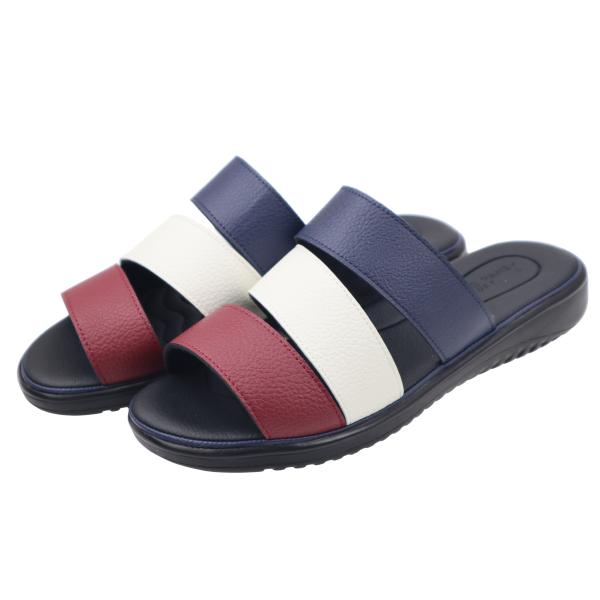 【在庫限り】メンズ サンダル パンジー 6033 トリコロール pansy  紳士用 つっかけ 普段...