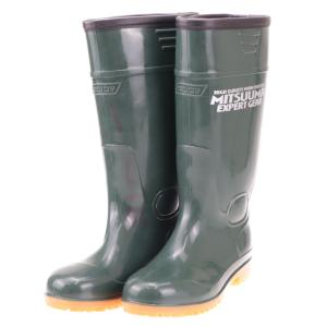 ミツウマ メンズ 紳士 耐油性 防寒長靴 レインブーツ