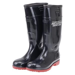 ミツウマ メンズ 紳士 鋼製先芯入り 耐油性 安全防寒長靴