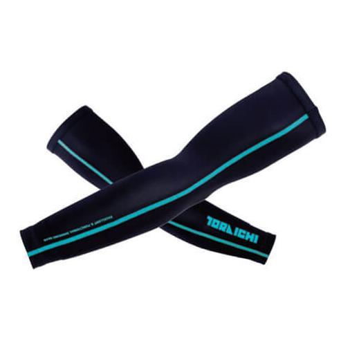 寅壱 接触冷感 アームカバー アームサポーター 7996-947 トライチブルー M〜LLサイズ 春...