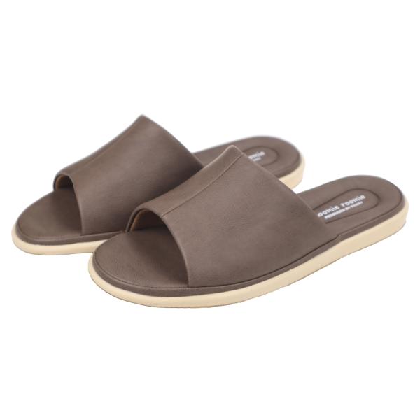 パンジー ルームシューズ 9225 DBR 濃い茶 pansy レディース サンダル 女性用 スリッ...