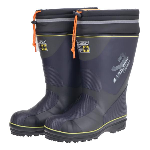 弘進ゴム メンズ 紳士 レインブーツ セーフティー軽量 防寒安全長靴 FRP先芯入り 寒冷地仕様 ラ...