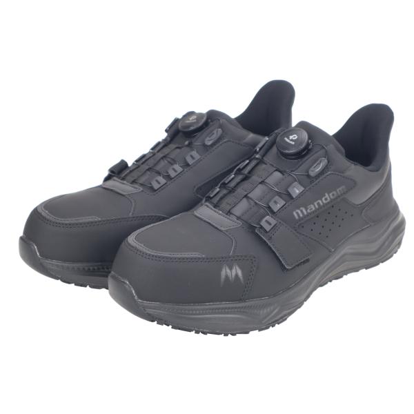 丸五 MARUGO メンズ 安全靴 セーフティースニーカー マンダムDIAL EZ919 ブラック ...