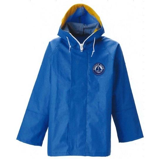 カッパ  上下セット販売 メンズ 紳士 水産用合羽 サロペット パーカー 漁師 マリンメイト上下セッ...