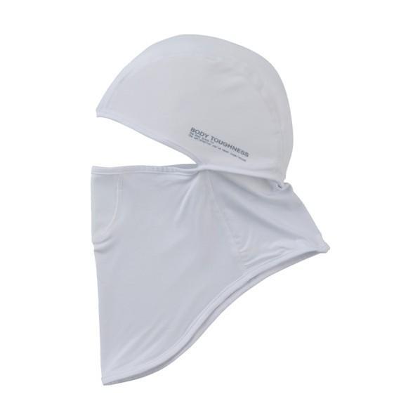 おたふく手袋 フルフェイスマスク JW-614 ホワイト 接触冷感 吸汗速乾 UVカット 消臭パワー...