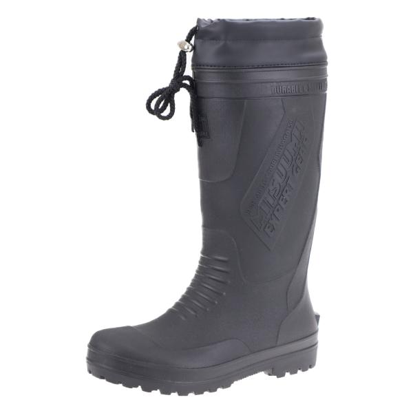 三馬 ミツウマ メンズ レインブーツ 長靴 ワークブックMRB 1110 ブラック インジェクション...