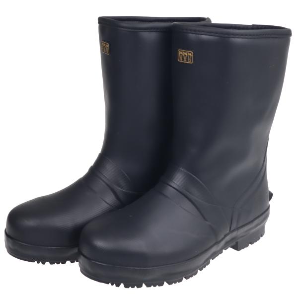 ミツウマ 三馬メンズ 作業長靴 ミツウマ MRB1300 ブラック 黒 冷凍庫用安全長 レインブーツ...
