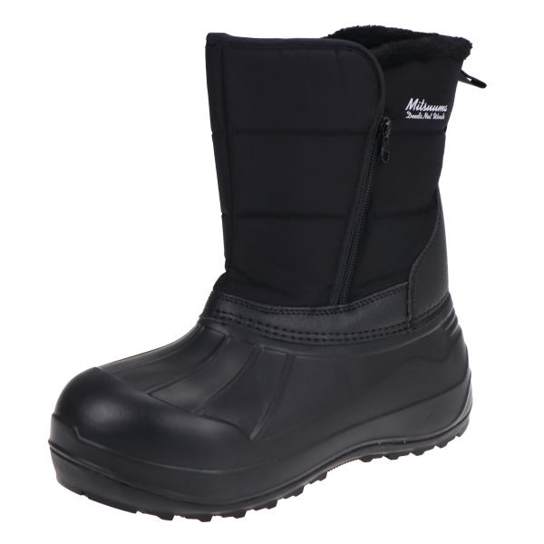 ミツウマ メンズ レディース スノーブーツ 防寒ブーツ 2way アウトドア ブーツ 防滑 サイドフ...