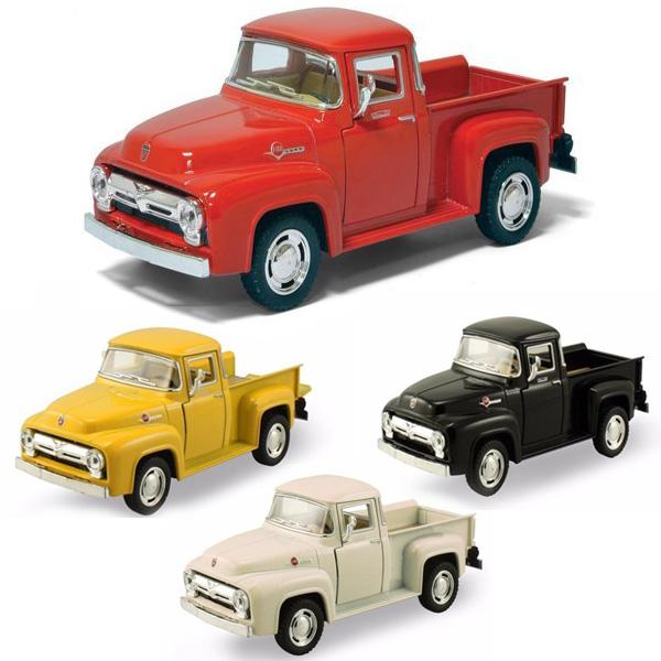 Ford公式ライセンス品 ミニカー ダイキャスト プルバック式 1956 フォード F-100 ピッ...