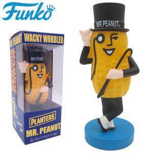 ファンコ ミスターピーナッツ ボビングヘッド フィギュア 高さ16.5cm ■ funko Mr.PEANUT Mr.ピーナッツ 首振り人形 ヘッドノッカー キャラクター｜labline