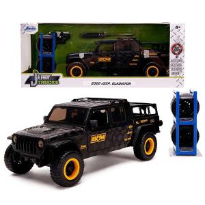 ジャダトイズ ミニカー 2020 Jeep ジープ グラディエーターJUST TRUCKS with Rack and Wheels 1/24スケール スペアタイヤ&タイヤラック付き ■ JADA TOYS｜labline