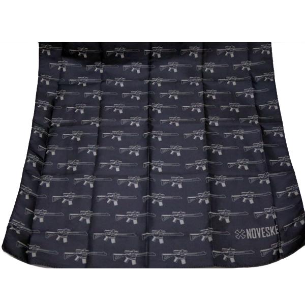 ノベスキー ライフル バンダナ ブラック ■ NOVESKE アパレル メンズ ミリタリー サバゲー