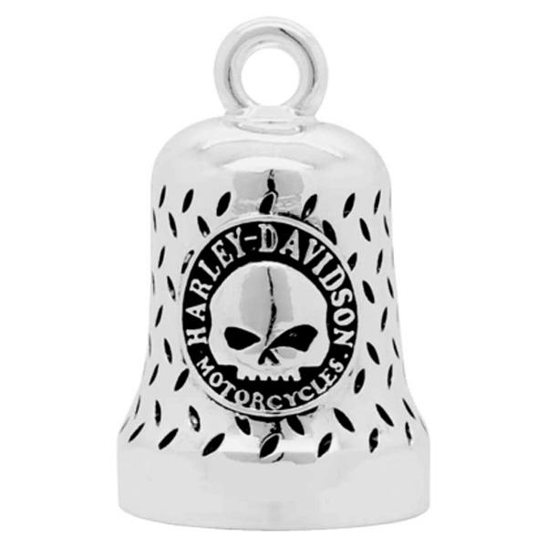 ハーレーダビッドソン ガーディアンベル ウィリーGスカル バー＆シールド ライドベル シルバー ■ ...