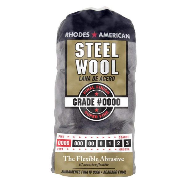 スチールウール 等級 #0000 極細 12パッド入り ■ RHODES AMERICAN 研磨 仕...