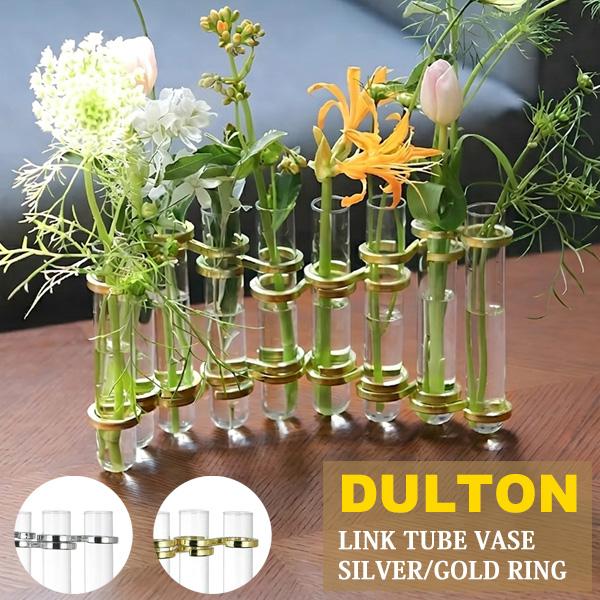 DULTON ダルトン リンクチューブ ベース CH03-V76 全2色 シルバー/ゴールド ガラス...