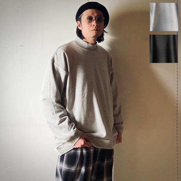 オーディエンス Audience ボンバーヒート 爆暖裏起毛 バルーン リブモックネック スウェット...