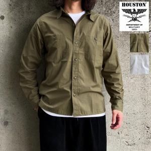 HOUSTON（ヒューストン） スーベニア長袖シャツ SOUVENIR L/S SHIRT