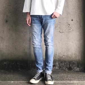 Nudie Jeans（ヌーディージーンズ） デニム LONG JOHN - TWILL RINSED
