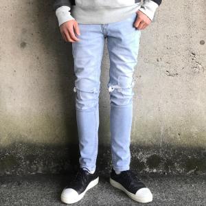 Nudie Jeans（ヌーディージーンズ） デニム LONG JOHN - BLACK BLACK