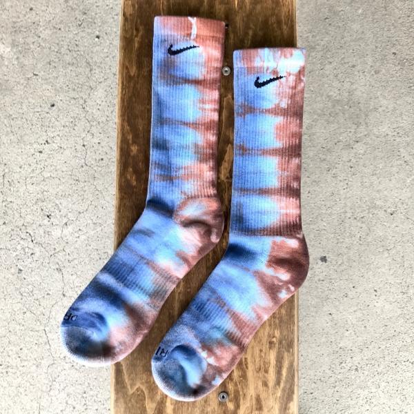 SOCK SUMMY JO 靴下 NIKE タイダイ染 ATOMOSPHERIC QUARTER S...