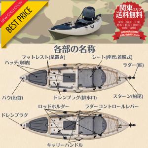 フィッシングカヤック アングラー カヤック 手...の詳細画像2