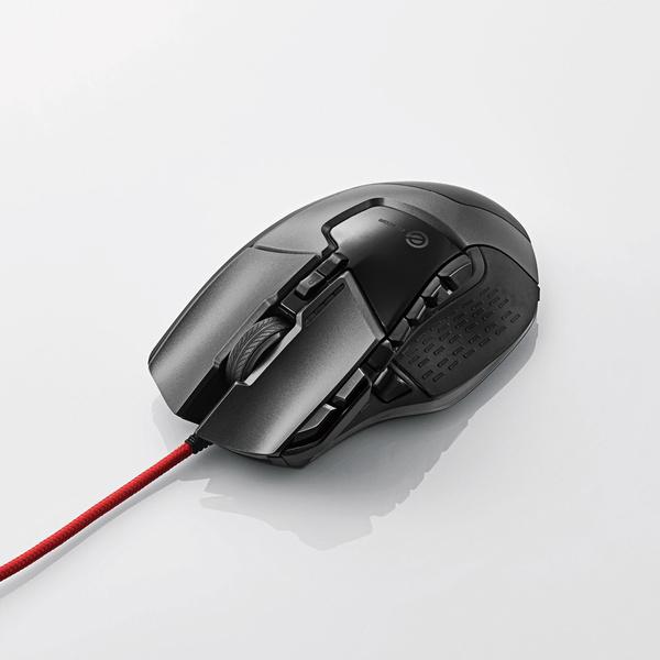 エレコム ハイスペックゲーミングマウス　（有線／１３ボタン／ブラック） M-G02URBK
