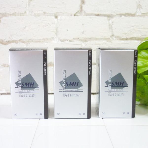 スーパーミリオンヘアー 30g　３個セット　カラー：ダークブラウン
