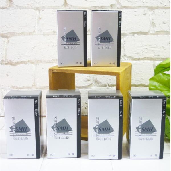 スーパーミリオンヘアー 20g　６個セット　カラー：ブラック