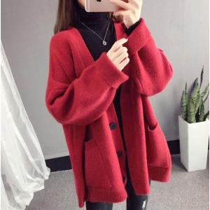 カーディガン レディース ショート丈 無地 アウター ニットソー オフィス カジュアル コート 着痩せ効果 大きいサイズ 2020年春秋新作