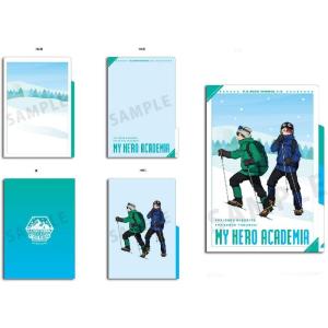 僕のヒーローアカデミア★雪山登山★3ポケットクリアファイル★【緑谷・轟】★全1種★TAKARATOM...